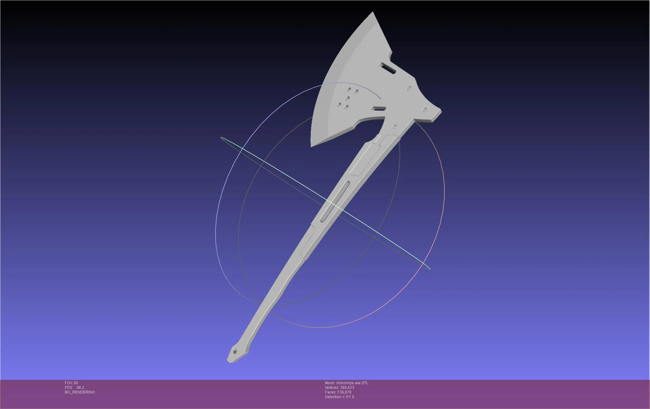 Kaiju No 8 Shinomiya Axe Assembly