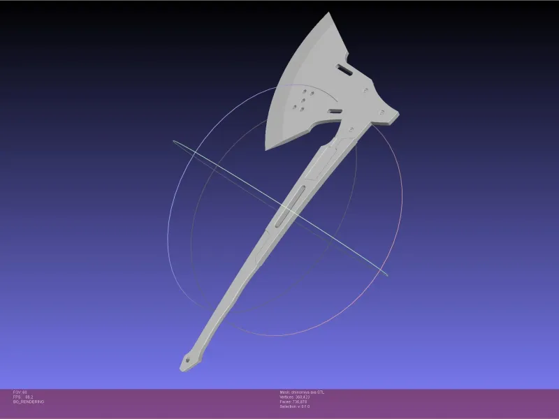Kaiju No 8 Shinomiya Axe Assembly