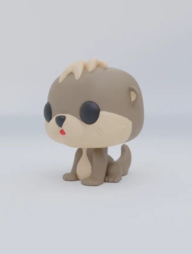 Funko Pop Style Cute Otter