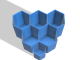 Polygon Table Trash Holder-2