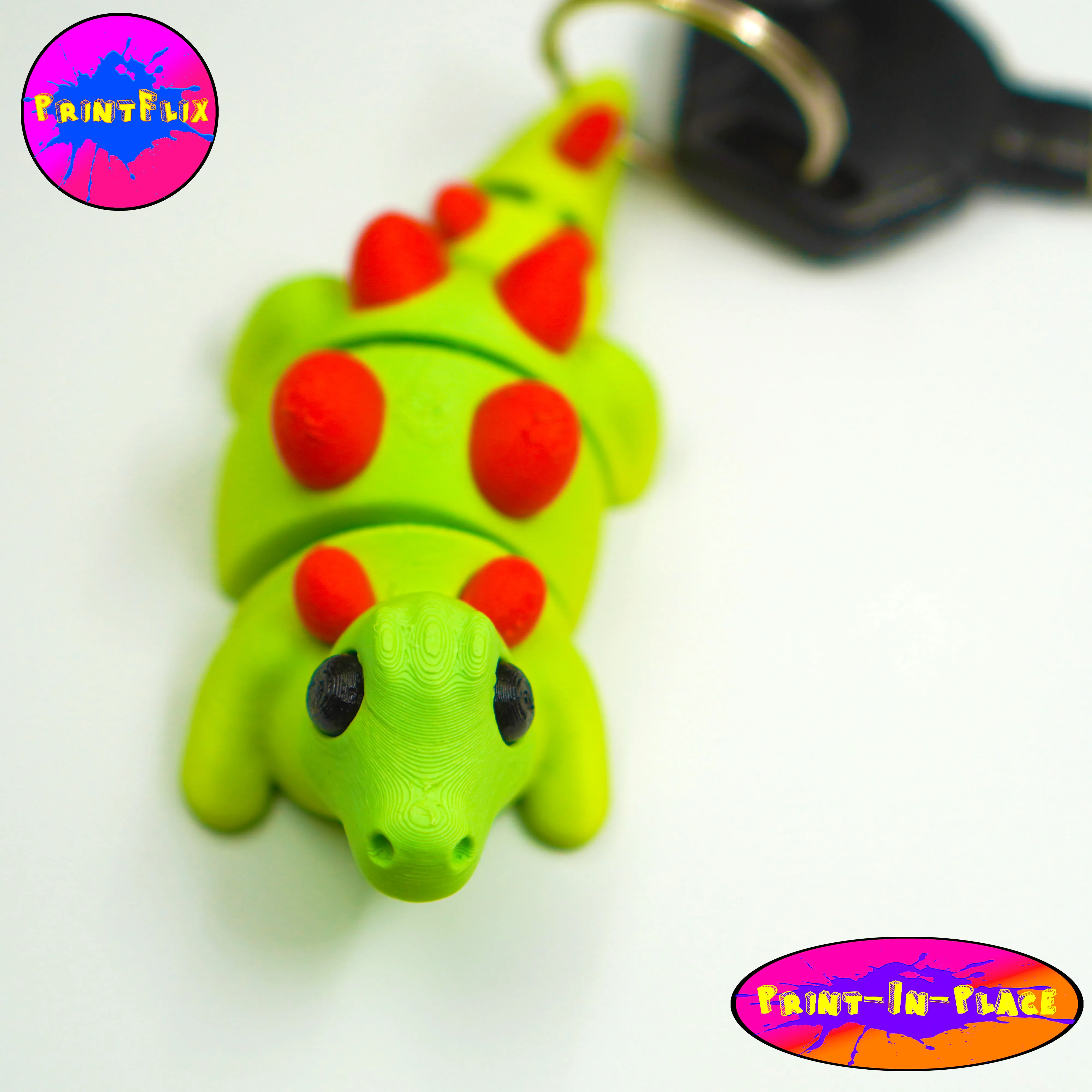 Cute Flexi Tiny STEGOSAURUS (DINOSAUR)