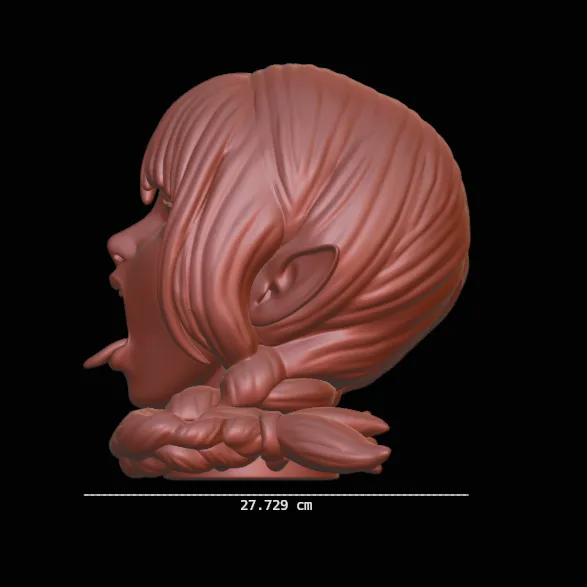 Bust Decoration Dice Tower "Ahegao"