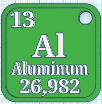 Aluminum Keychain