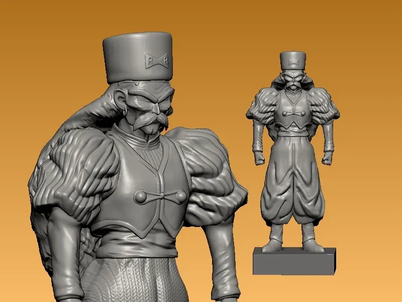 Characters from Dragon Ball Z statue - 3D print