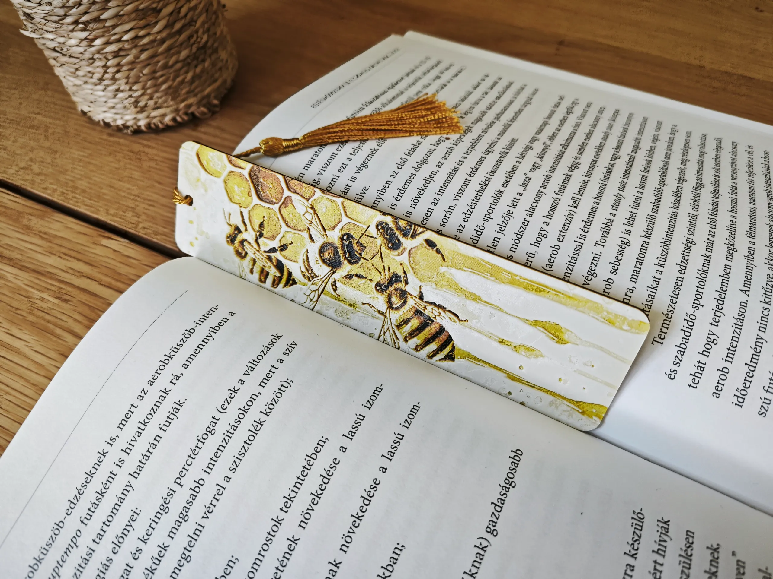 Golden Hive Bookmark