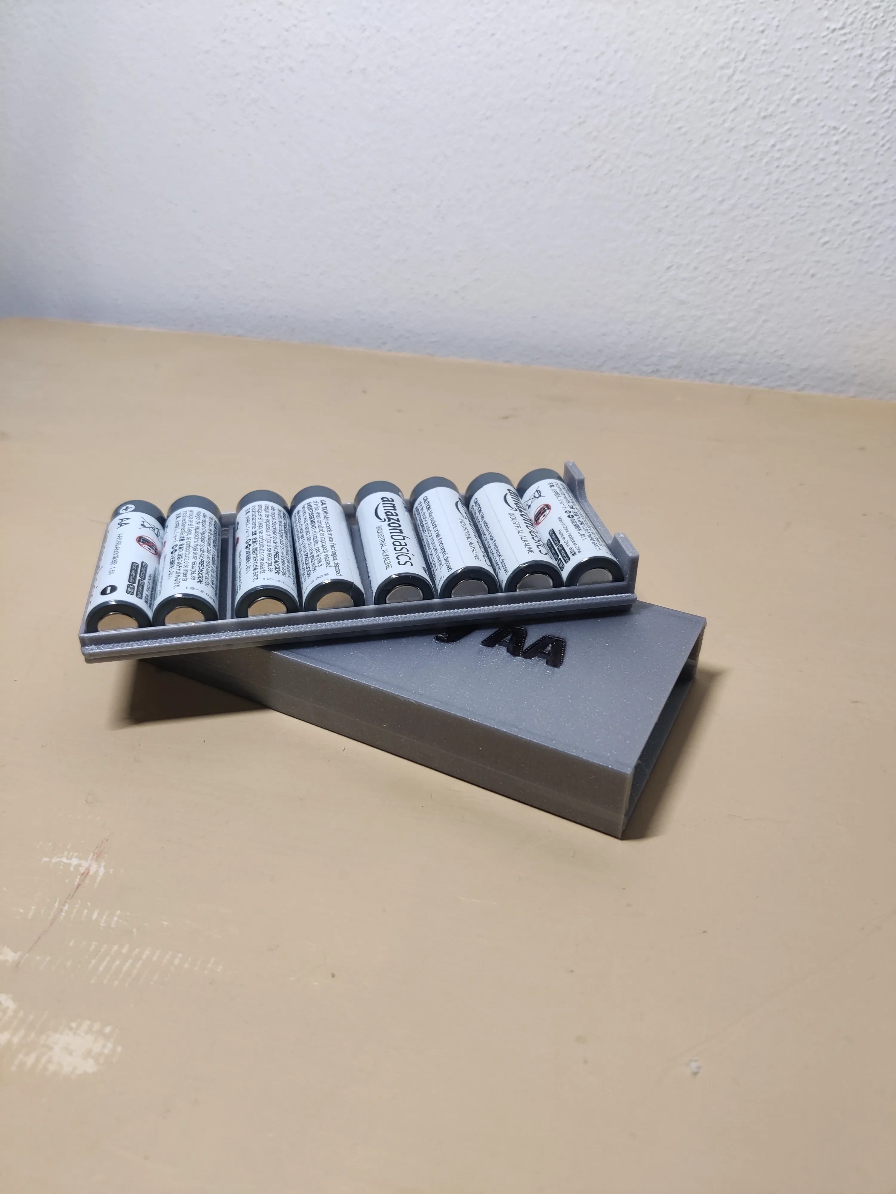 Battery AA Box With Rail
