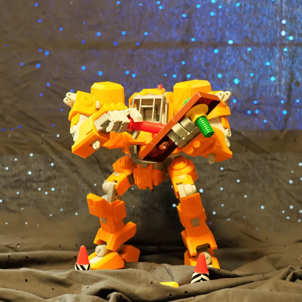 Construction Robot Action Figure