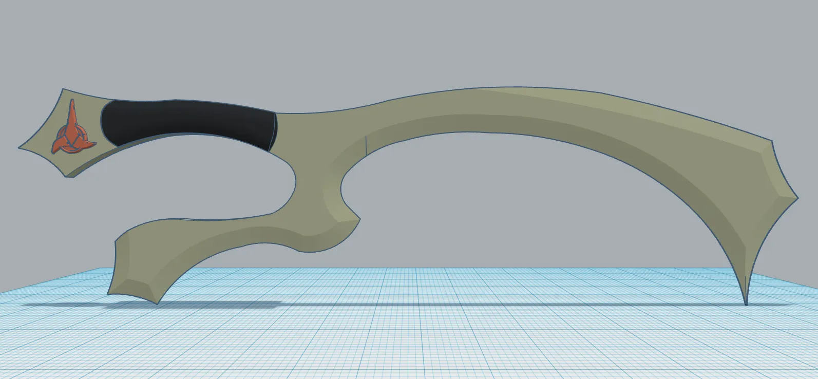 Hoja de batalla klingon Mek'leth 2