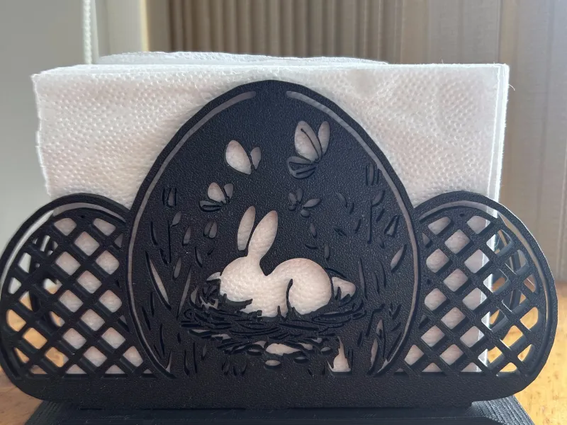 Easter napkin holder (Servilletero de pascua)