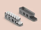Support à œufs 3D, distributeur d'œufs 2 tailles, rangement à œufs moderne-3
