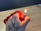 Brass knuckle Bic lighter holder-2
