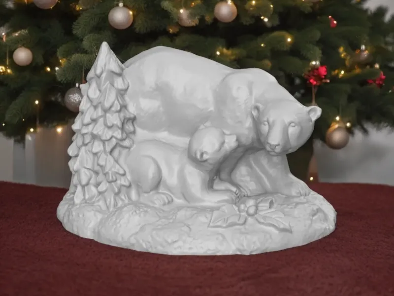 Weihnachts-Eisbär