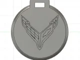 Porte clé Chevrolet corvette / Chevrolet corvette key ring-0