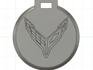 Porte clé Chevrolet corvette / Chevrolet corvette key ring