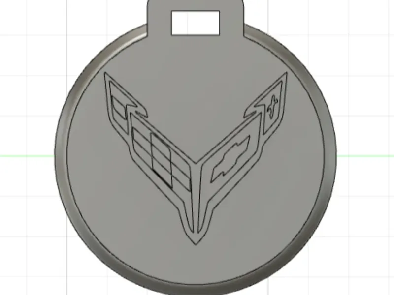 Porte clé Chevrolet corvette / Chevrolet corvette key ring