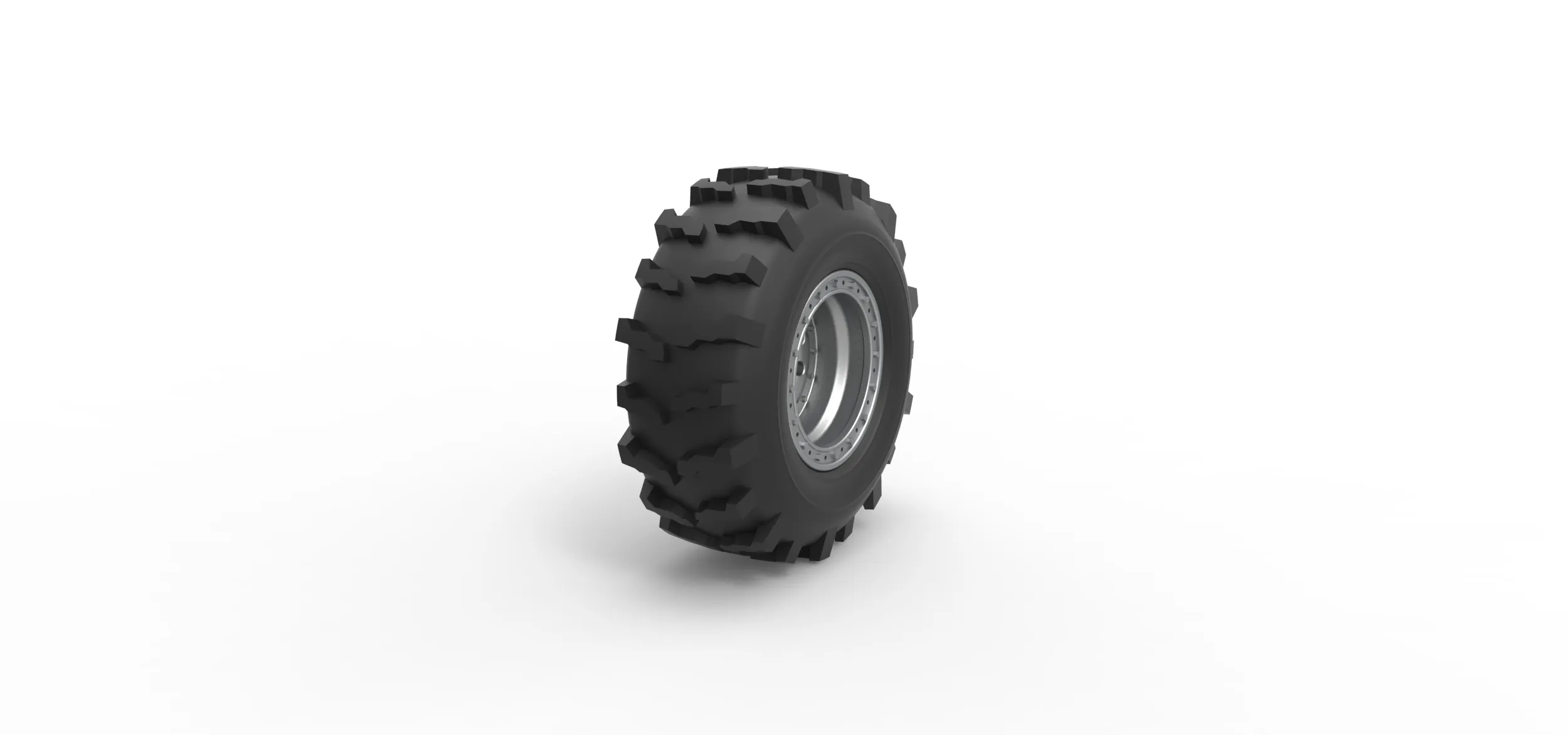Front wheel from Mud dragster Version 3 Scale 1:25