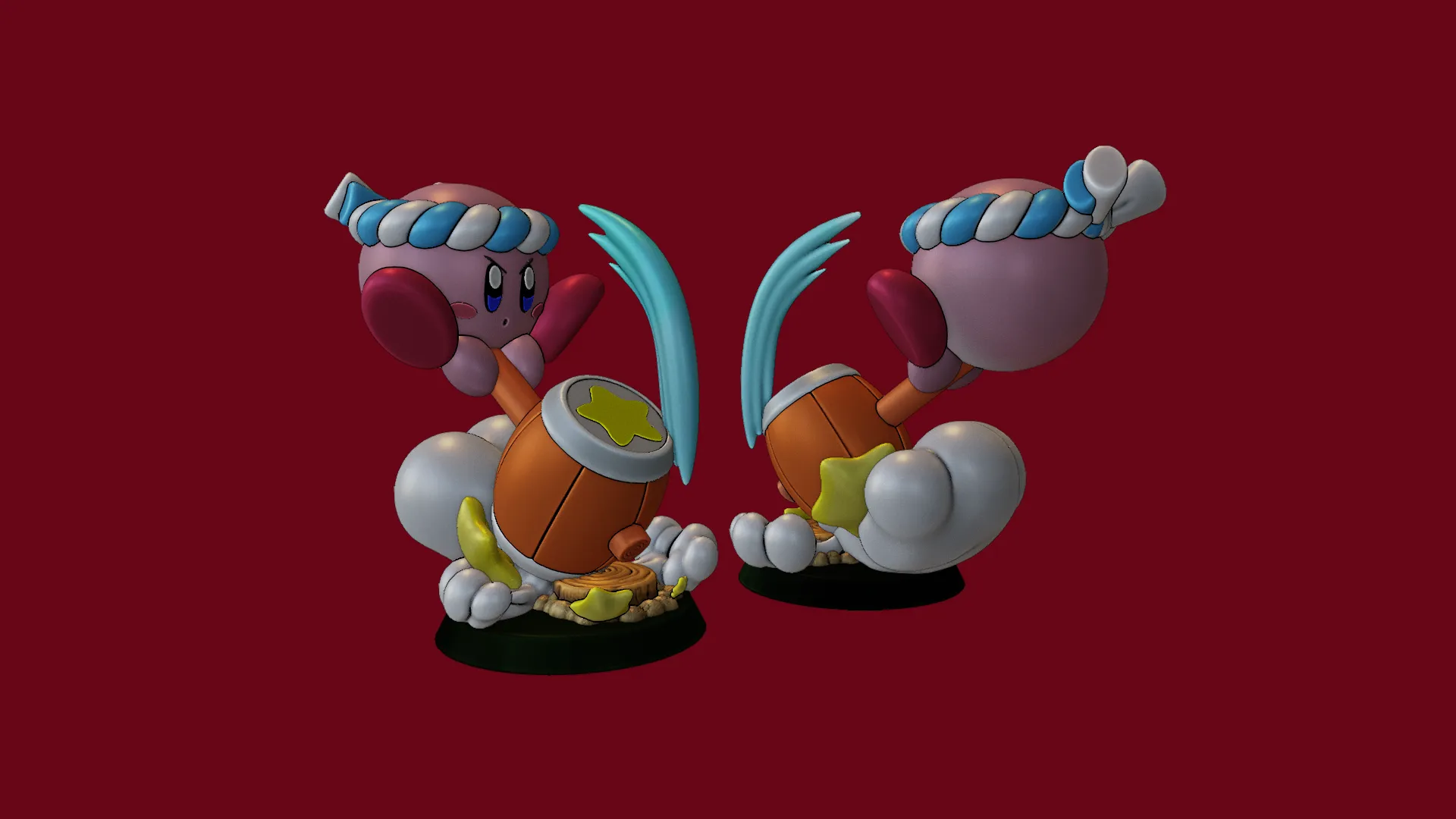 KIRBY WITH HAMMER