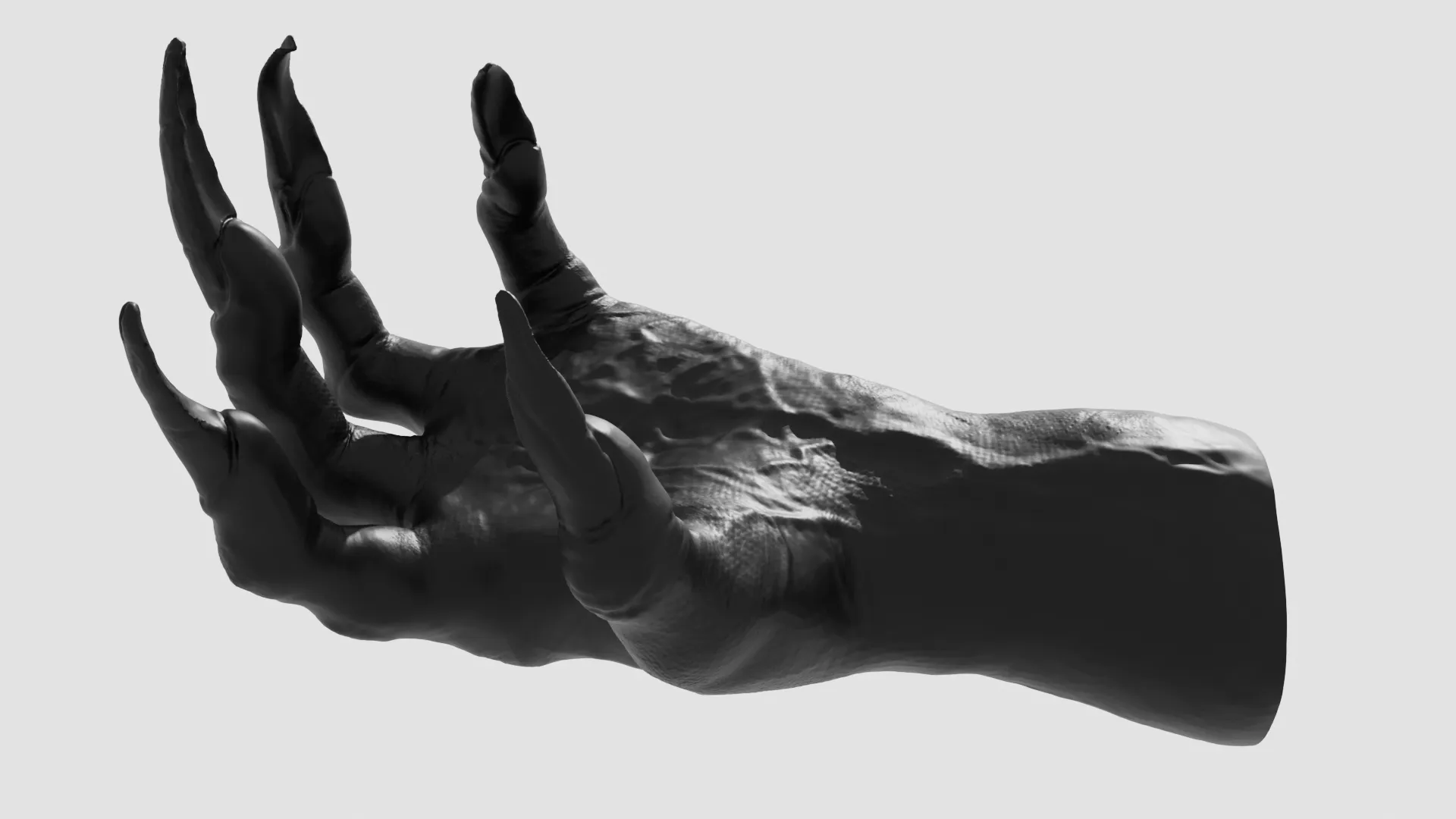 Держатель для украшений Daemon hand 3D модель