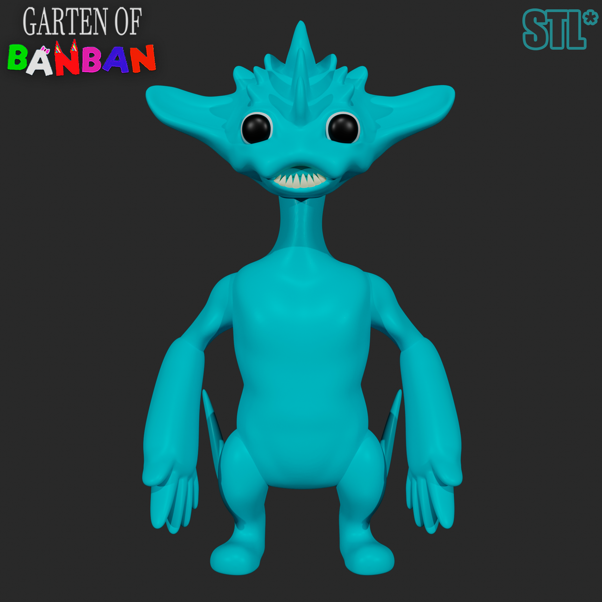 STL file EVIL BANBAN FROM GARTEN OF BANBAN 3 NEW MONSTERS, FAN ART