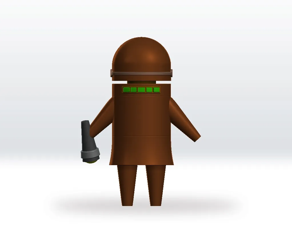 Repo Brown STL file 3D Model Character Fanart