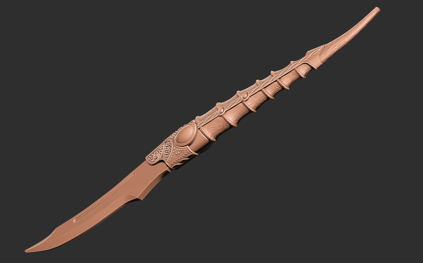 Catspaw Dagger - House of dragons 3D print model | 3D models download ...