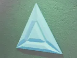 3d wall panel decor "triangles"-7