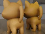 Cute Chibi Cat 3D Model STL File for 3D Printing-3