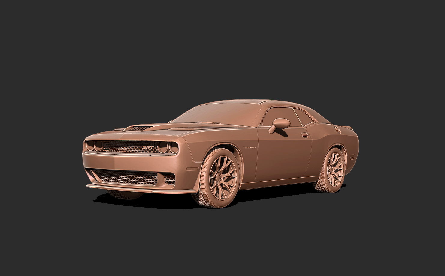 Dodge challenger Car 3D print model | 3D models download | Creality Cloud