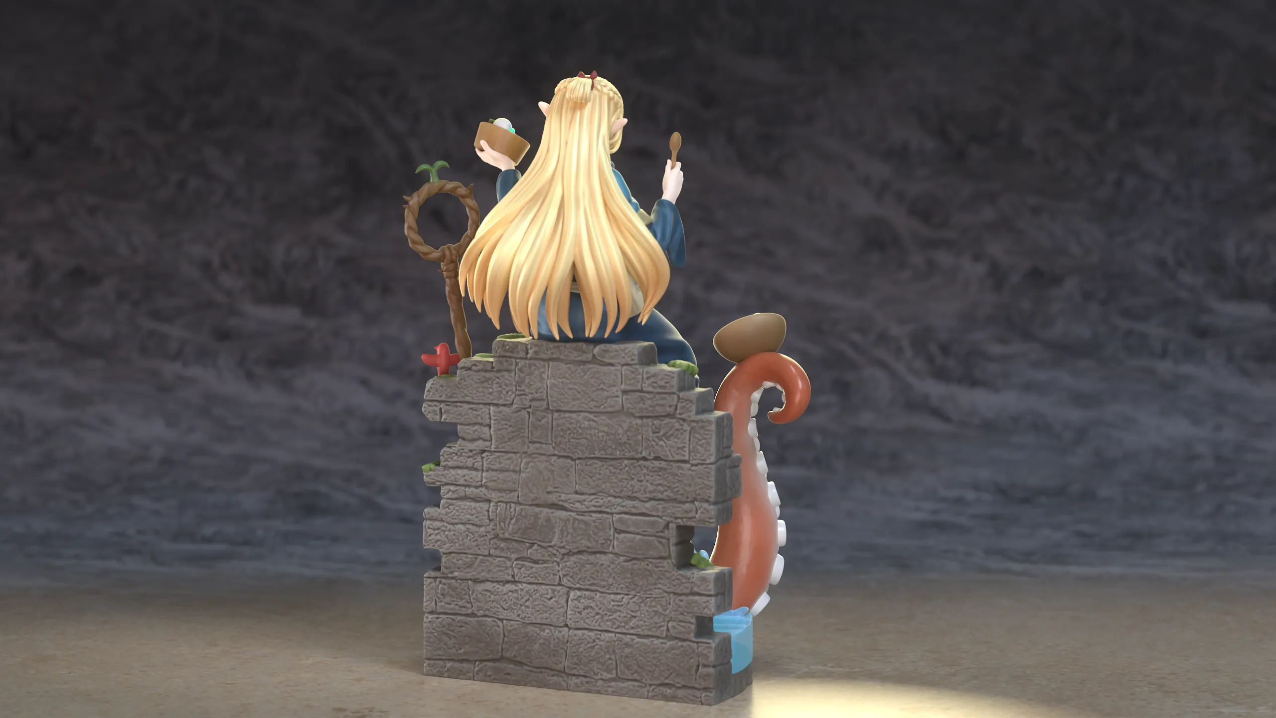 Marcille Donato - Dungeon Meshi Figure for 3D printing