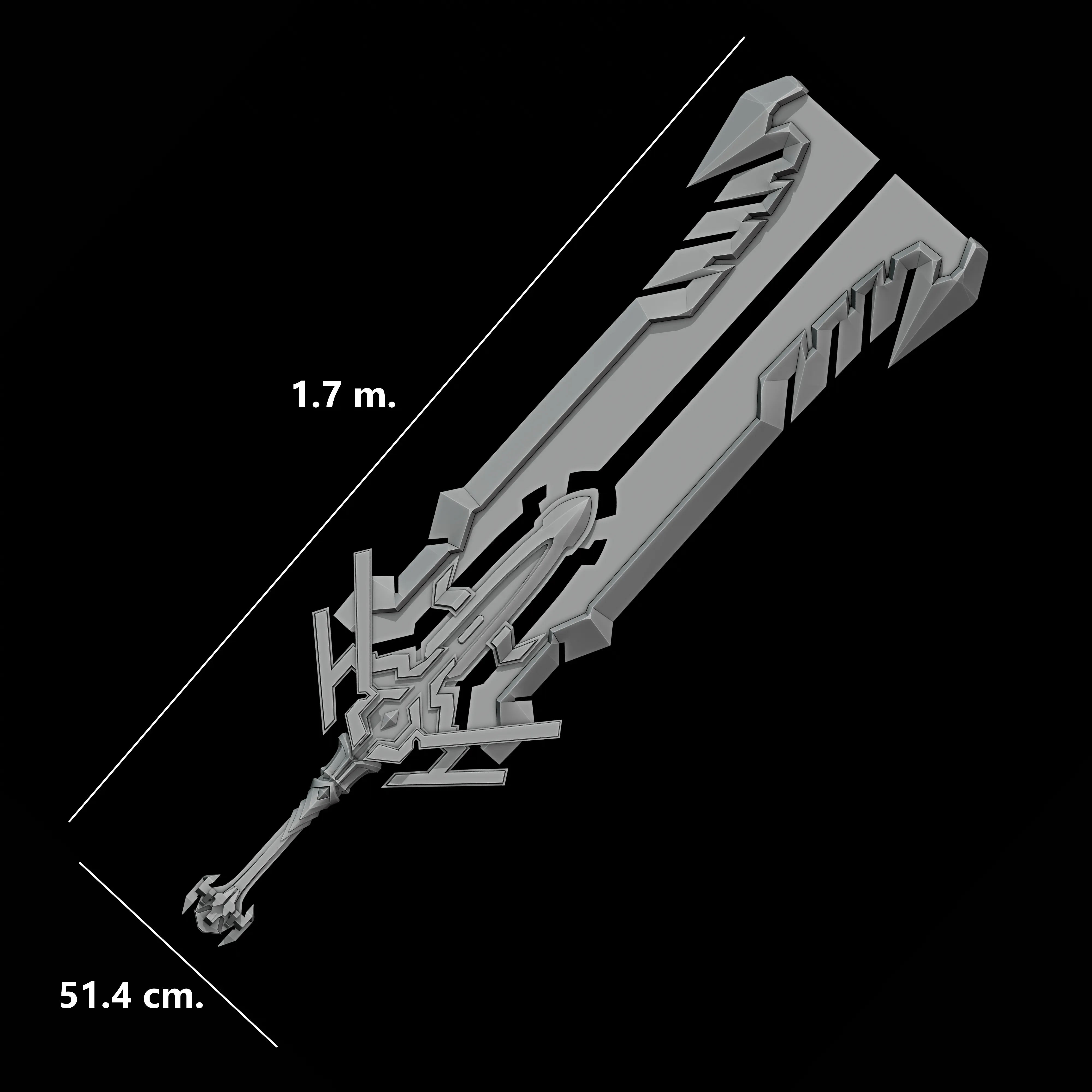 Magik Demon - Sword - Marvel Rivals Cosplay Prop