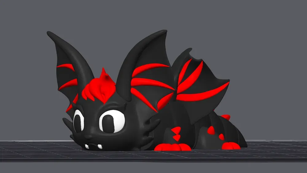 Baby Bat Dragon Articulated