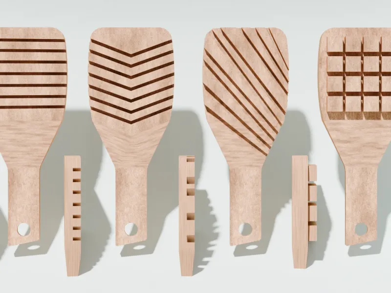 Clay texturing tools