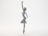 Ballerina Figurine Female Dance Statue 3D Printable-2
