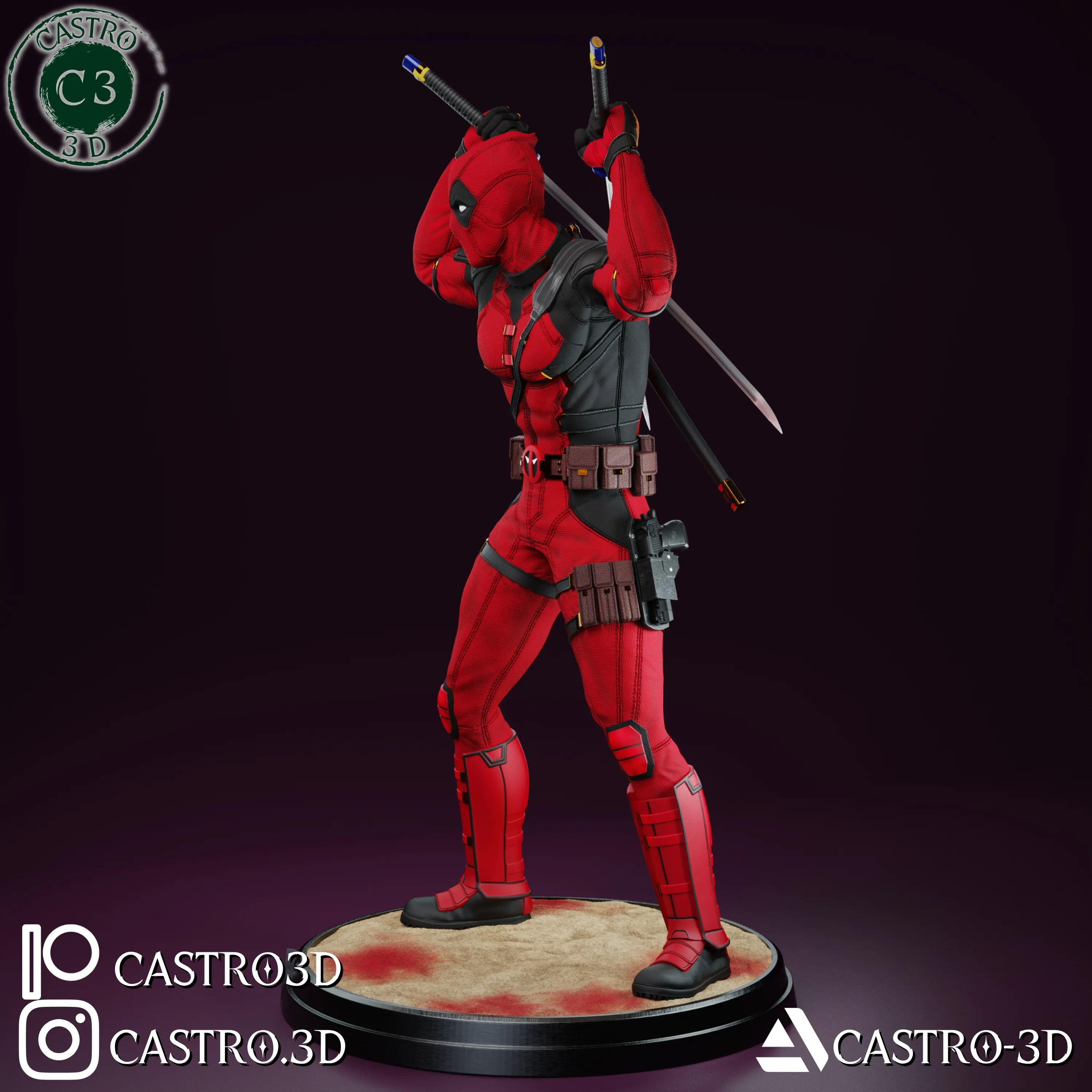 Deadpool - Deadpool und Wolverine Fankunst