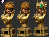 AIOLIA DEL LEÓN - SAINT SEIYA 3D-2