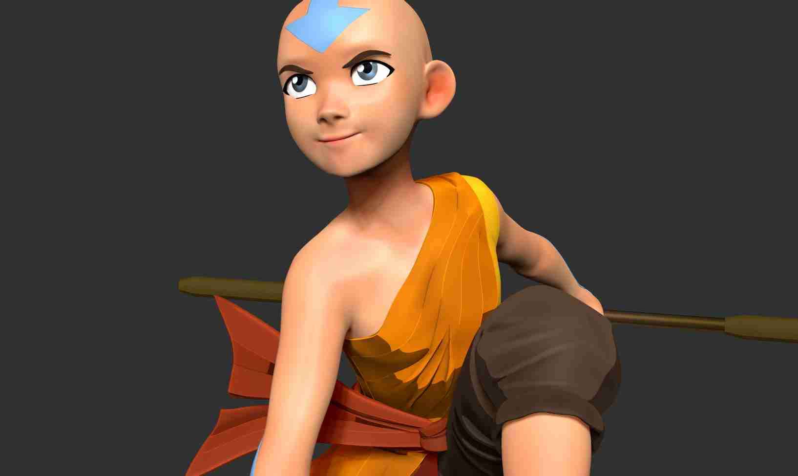 Aang - Avatar Fanart | 3D models download | Creality Cloud