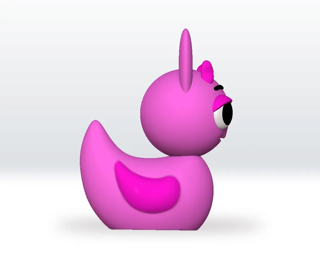 Characters & Creatures STL загрузка - Sprunki Pinki Duck STL file