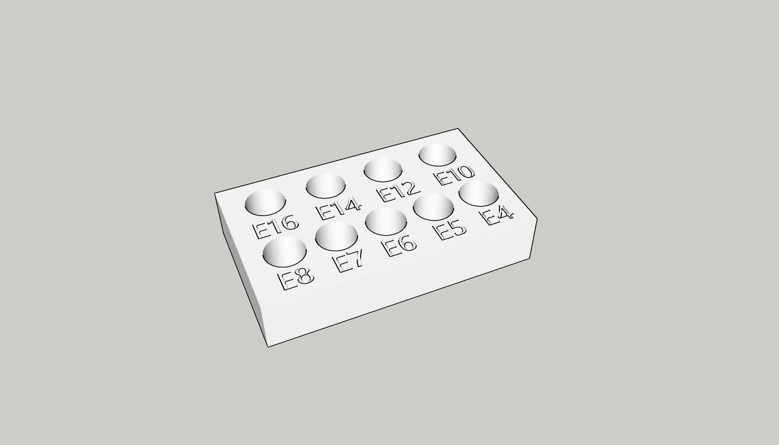 "VIM UJE T400" E4 thru E16 holder