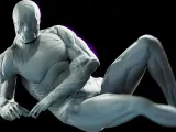 3d model with human musculature x 5 poses for study, anatomy-4