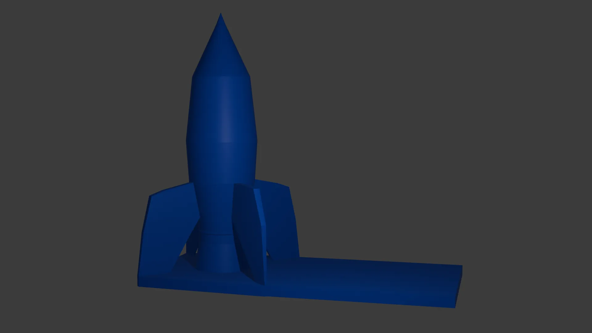 Rocket bookend