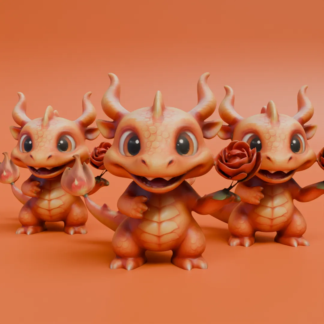 Characters \u0026 Creatures STL Download - charmander pokemonby 3D FACTORY, image size:1080x1080