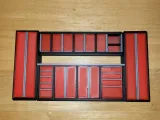 1/24 Cabinet de garage D / Garage workbench D-2