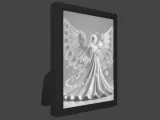 Angel lithopane frame-0