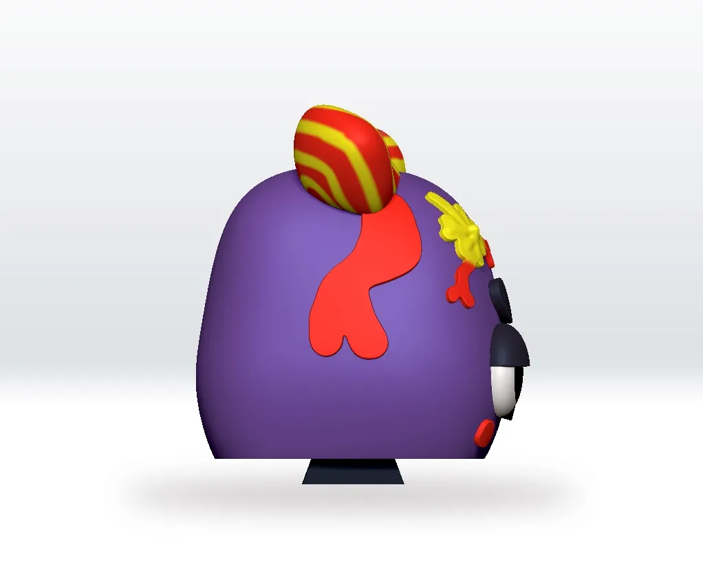 Pretty Present Coal Dandy's World 3D STL Model Fanart STL