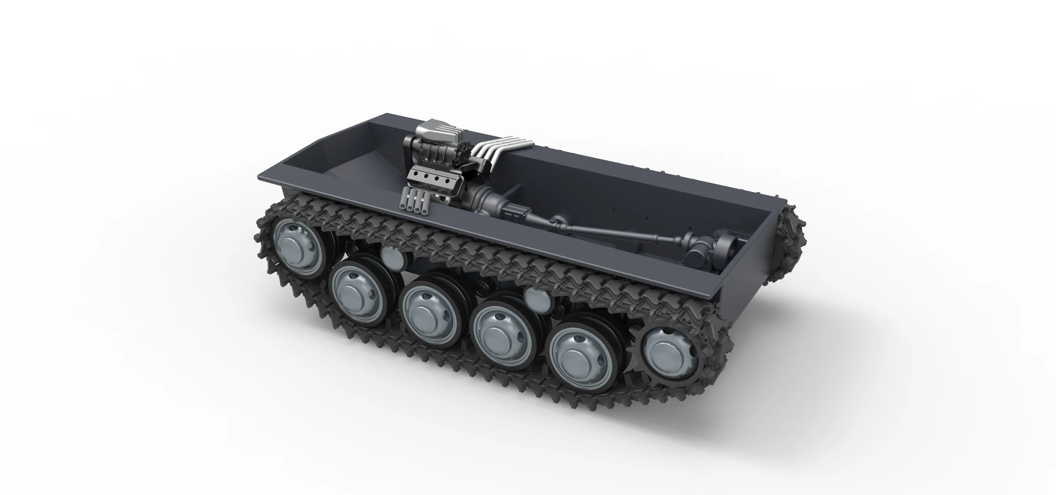 Vintage Monster tank Base Version 3 Ölçek 1:25