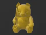 Panda with Bamboo-0