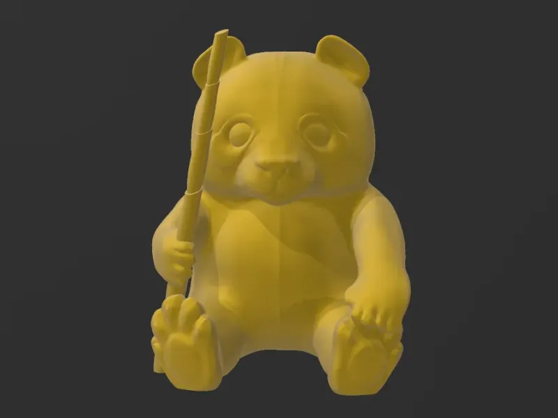 Panda with Bamboo