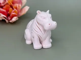 Stylised hippo