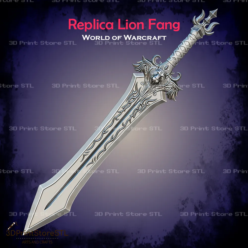 Replica Lion Fang Cosplay World Of Warcraft - STL File