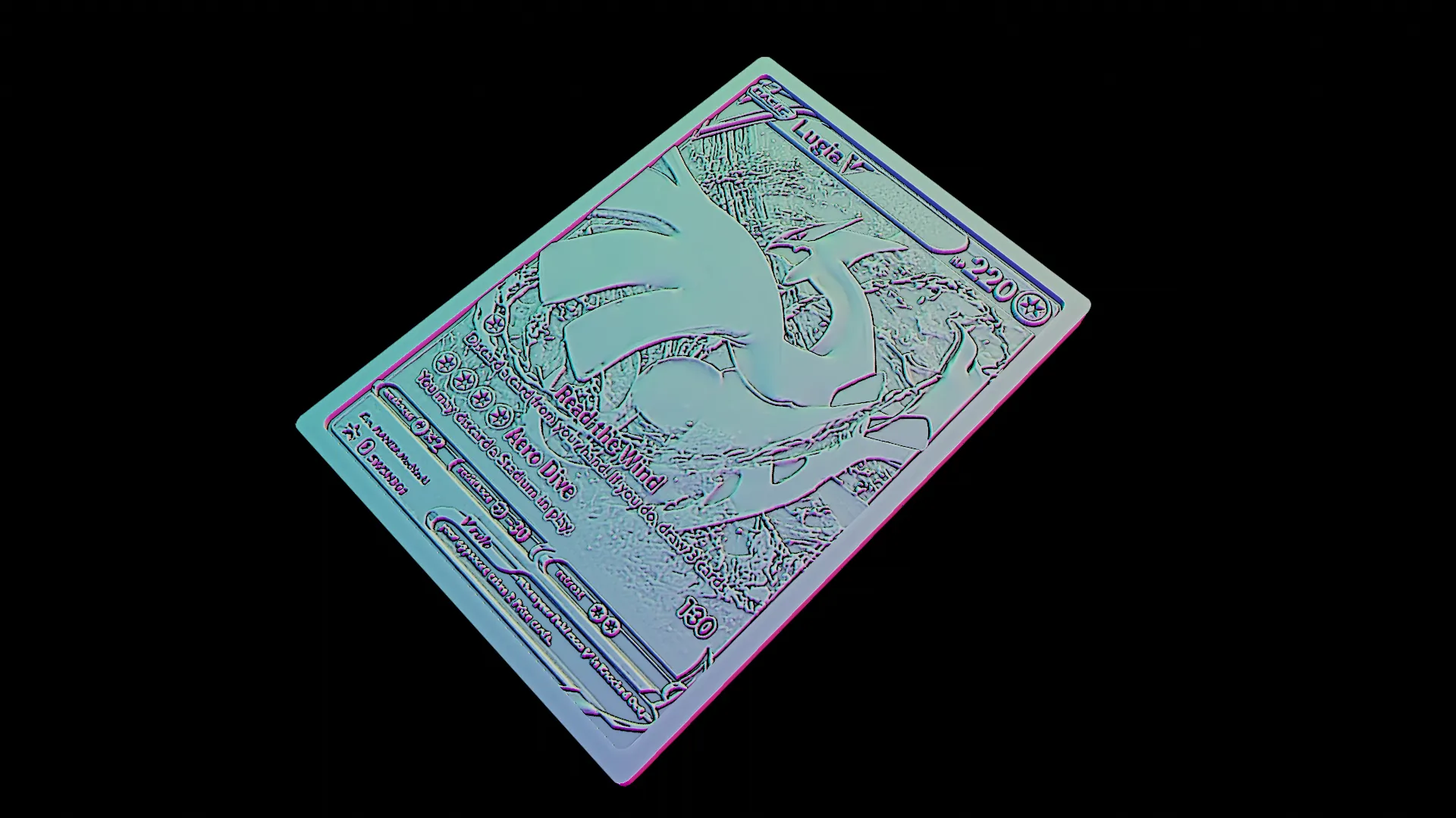 Lugia Pokemon card